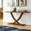 Console en bois massif de 57 po Catelynn