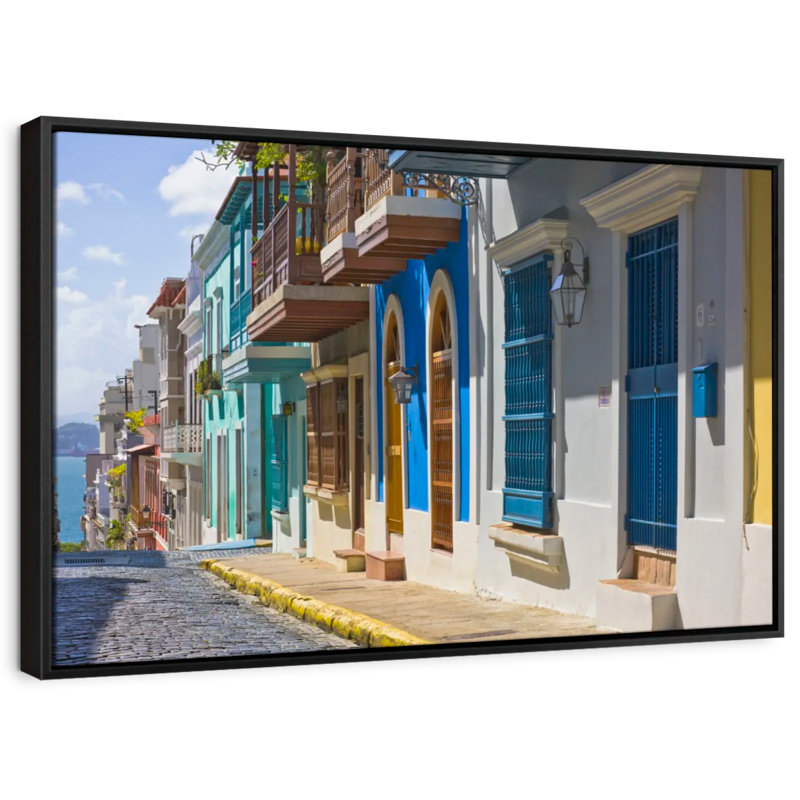 Impression sur toile, calle San Justo, H 9 po x l 13 po