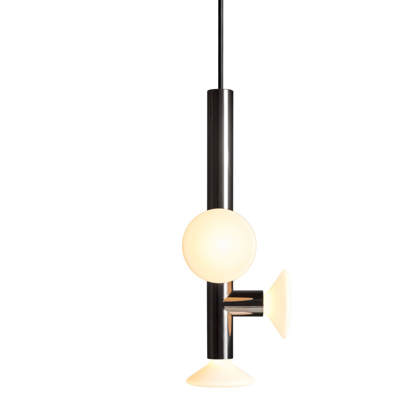 Luminaire suspendu 3 lumières Ultra, Nickel noir