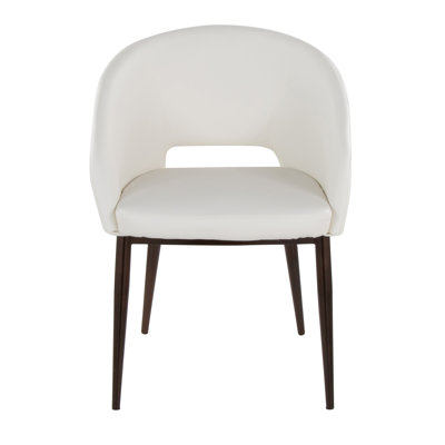 Kahleesi 18.50'' H Faux Leather Upholstered Armchair