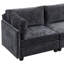 Canapé confortable en chenille 3 places pour le salon