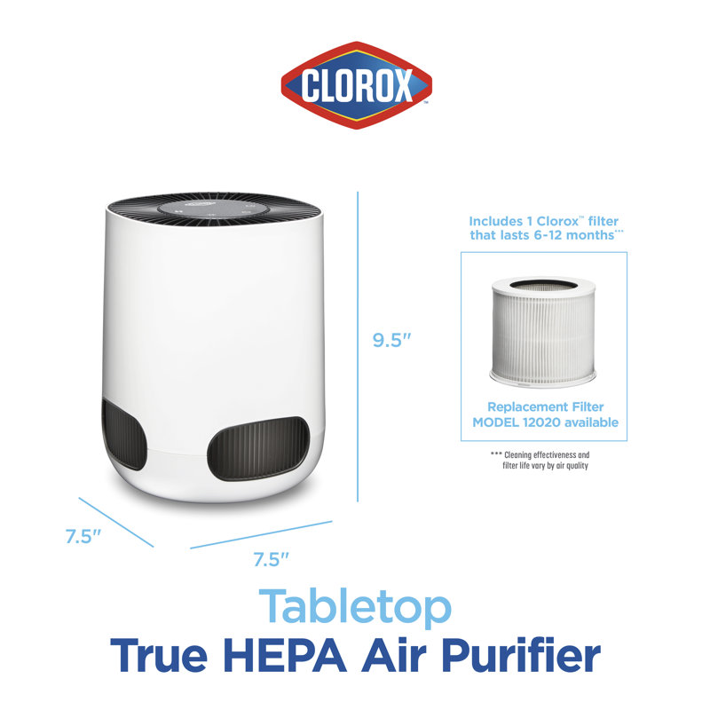 Clorox Tabletop True HEPA Air Purifier