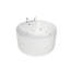 Baignoire tourbillon autoportante 47 po en acrylique avec robinet 47 po