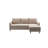 Adjustable L-Shaped Sofa Bed With Chaise-407136144