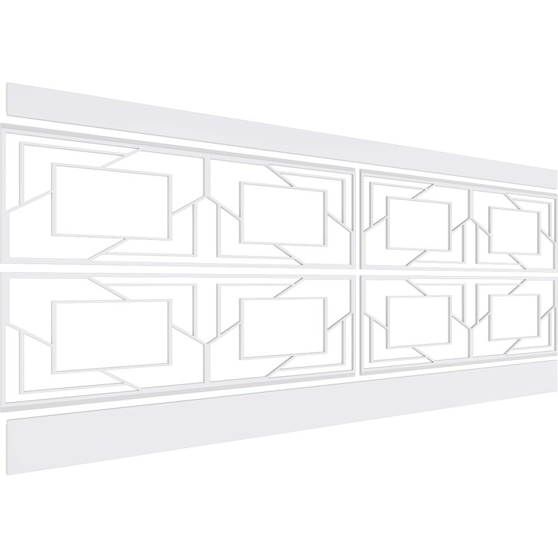 Ensemble de lambris en PVC Monument, H 36 po x l 94,5 po x P 0,625 po
