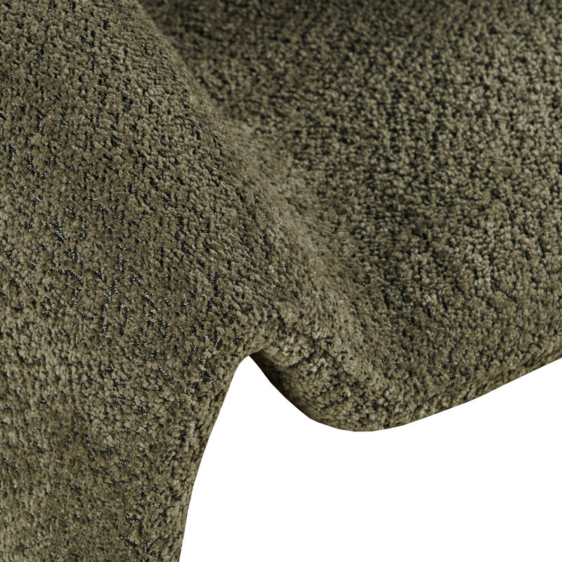 Cervando Upholstered Armchair, Green Polyester