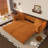 97.7" Pull-Out Sofa Bed, Velvet Convertible Sleeper Couch Bed Chesterfield Sofa With 2 Pillows and Removable Ottoman-1585577035