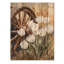 Tulipes par la roue du chariot II - décoration murale en bois de tulipes - sur bois de pin naturel-1737440155