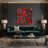 Neo Expressionism 56 Red Canvas Wall Art