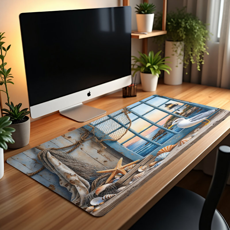 Polyester Desk Pad, 31.5x15.5
