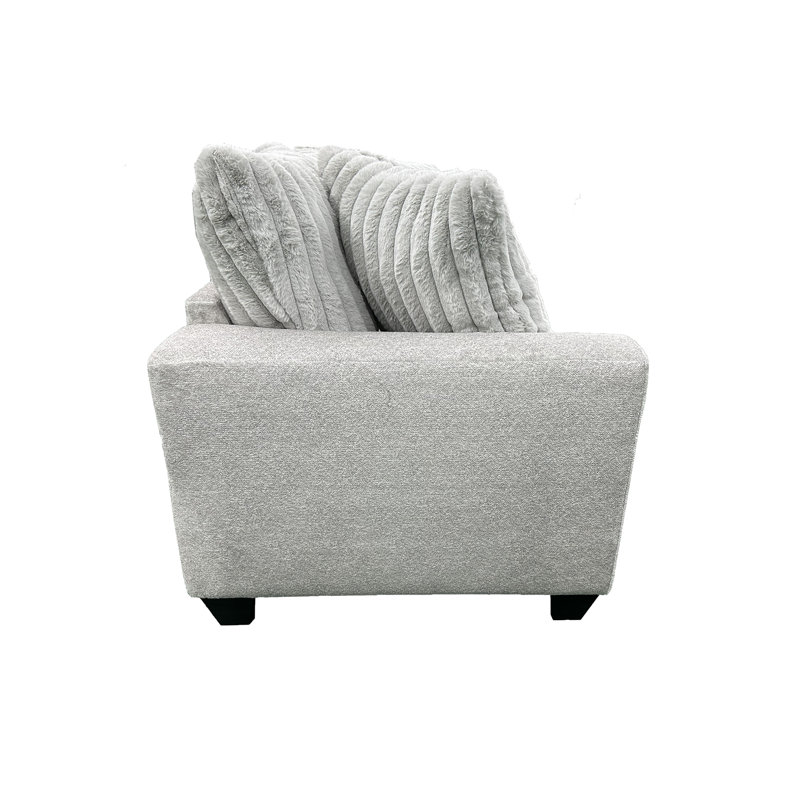 Canapé en microfibre Broadway, gris