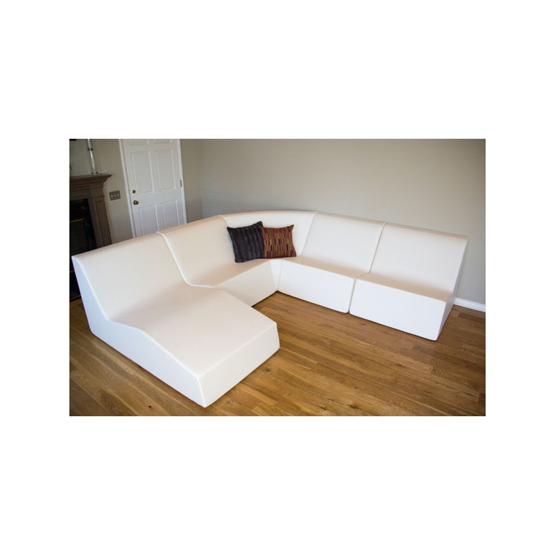 Chaise Lounge, White