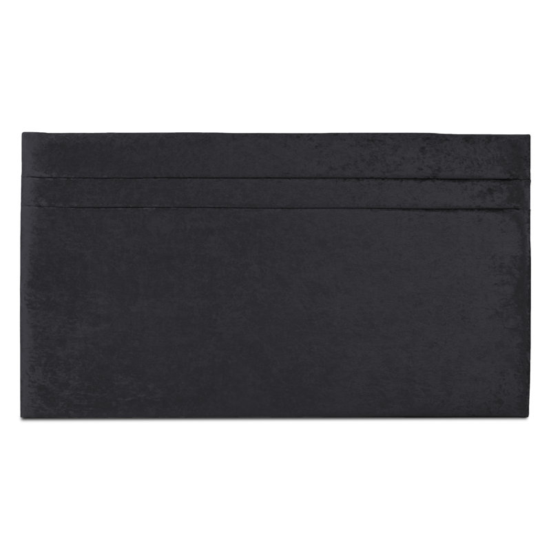 Francise Upholstered Headboard, Single (3'), Black