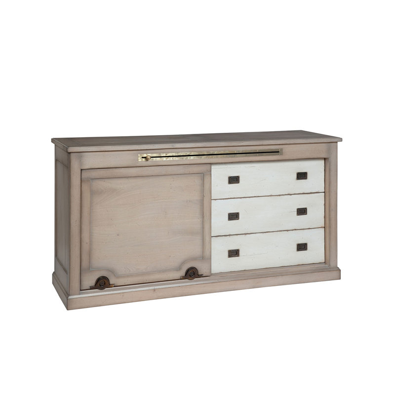 Horloger 67'' W Solid Wood Credenza