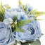 Arrangement de pivoines artificielles dans un vase en verre avec de l'eau artificielle (bleu)-2044151684