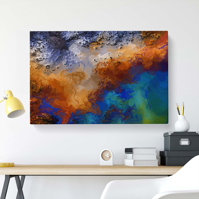 Evening Chances In Abstract - Wrapped Canvas, 60cm H x 91cm W x 3cm D