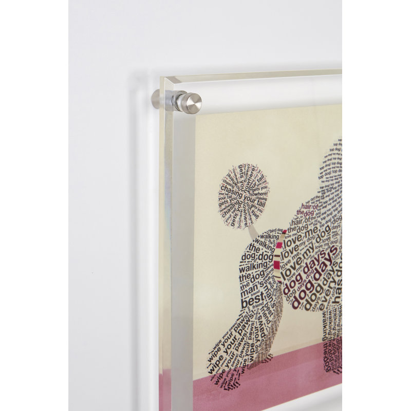 Single Picture Frame Painting on Plastic / Acrylic