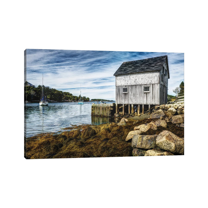 Tides Out II by David Gardiner - Gallery-Wrapped Canvas Giclée on Canvas, 8"H x 12"W
