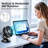 Desk Fan Clip On With Lights USB Rechargeable 5 Level Speed Air Flow Portable Personal Mini Fan-110407371