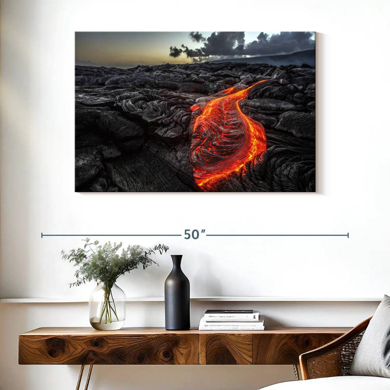 Champ de lave noir Alvord, H 26 po x l 39 po