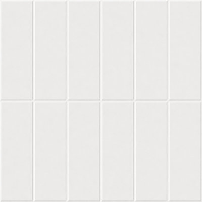 Nantucket lin 2,5 x 8 blanc mat
