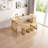 Creative solid wood elm desk-251767839