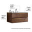 Meuble-lavabo simple 36 po avec dessus en céramique avec trop-plein Derrance, pré-assemblé-2025746523-2075475024