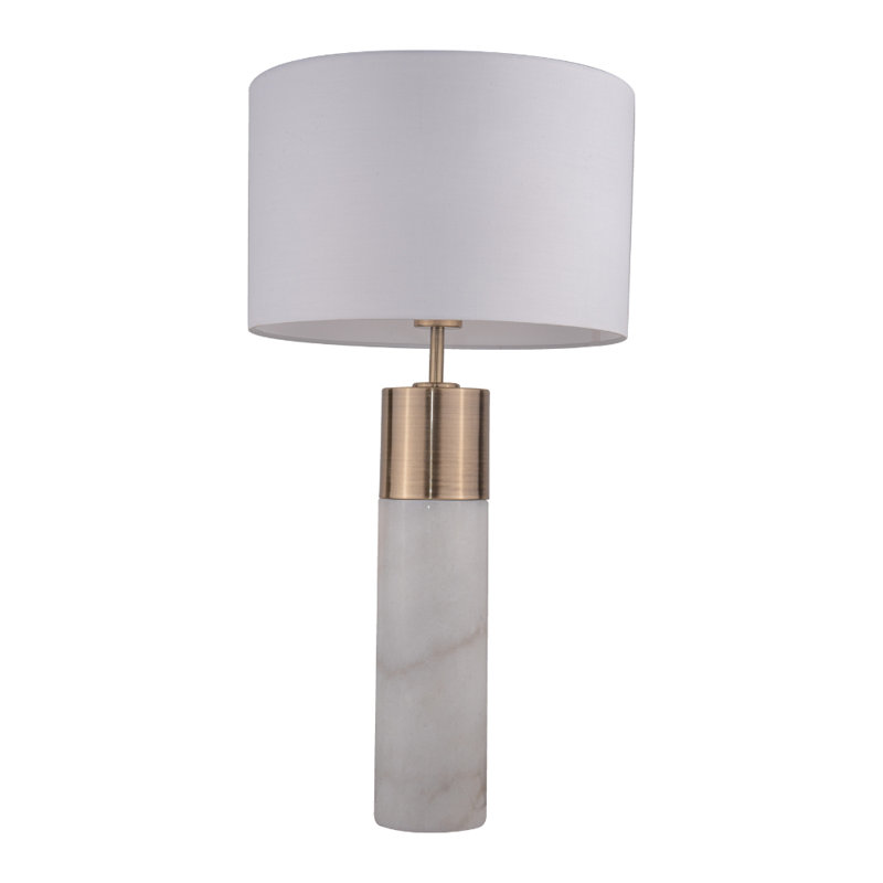Caper Marble Lamp Base Lamp, Gold