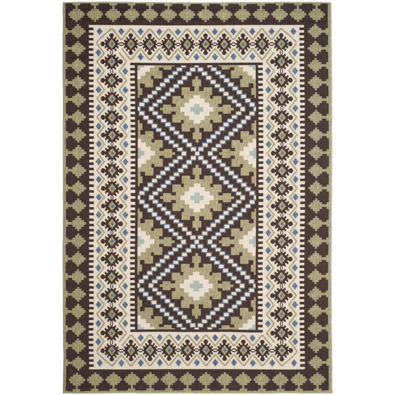 Northpoint Performance Southwestern Indoor/Outdoor Area Rug, Rectangle 4' x 5'7"
