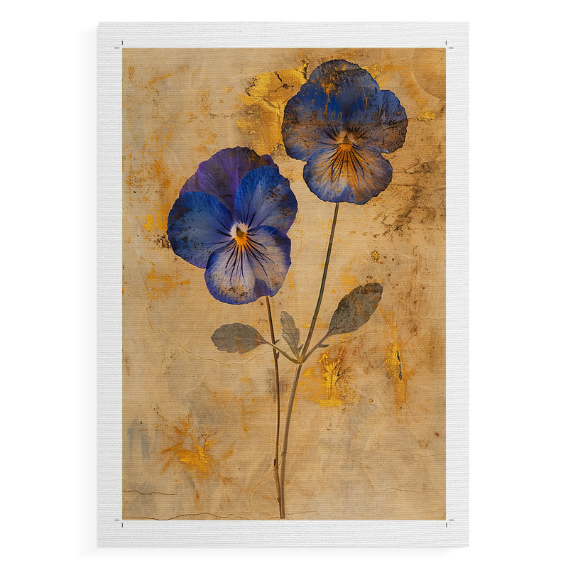 FLORAL Series XXXV - Impression sur toile seulement - NON CADRE, H 18 po x l 12 po