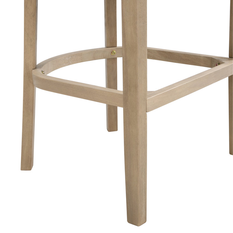 Tabourets de bar (ensemble de 2), Naturel, Tabouret de bar (siège d'une hauteur de 30 po)