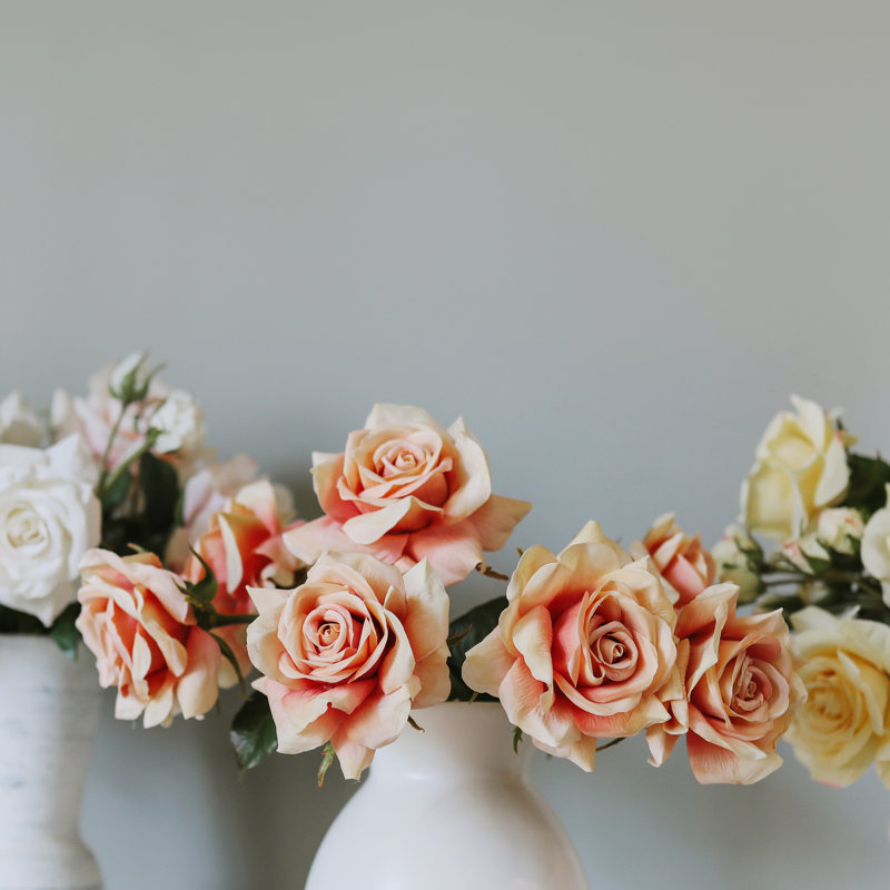Rose Faux Floral, Pink