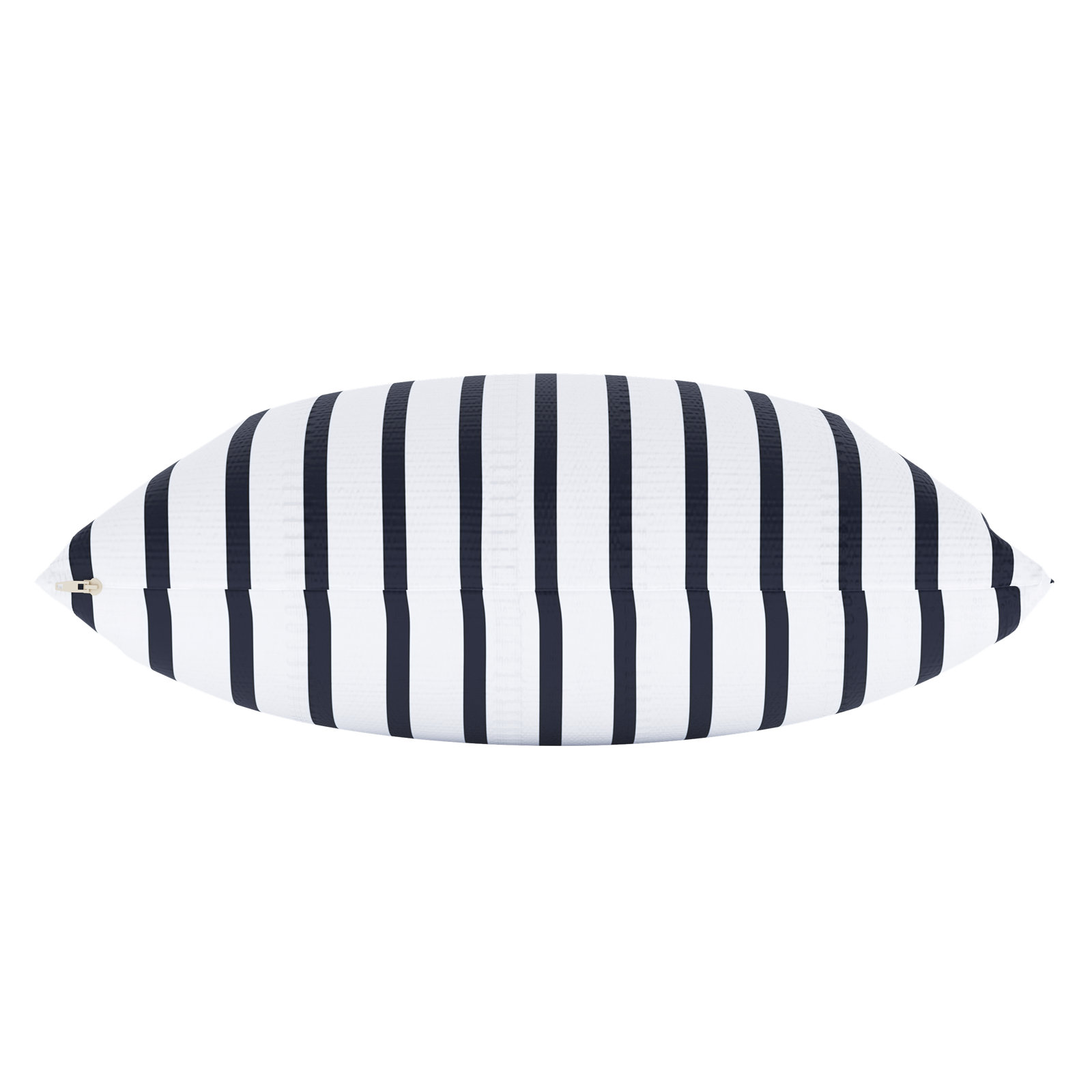 Amala 20" x 3" Sunbrella® Throw Pillow, Sunbrella Lido Stripe