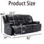 Fauteuil inclinable manuel de cinéma maison