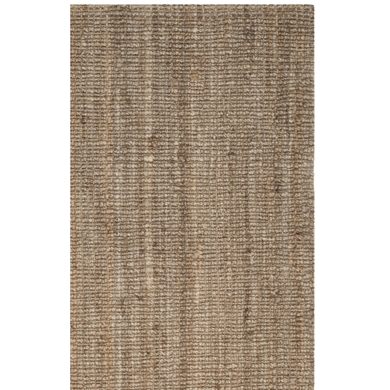 Tapis en jute naturel/gris Alda, Rectangle 9 pi x 12 pi