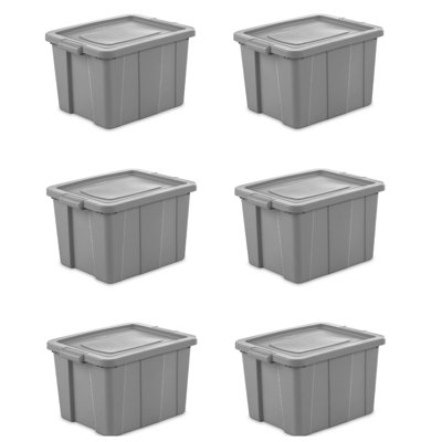 Plastic Storage Tote Container Bin with Lid
