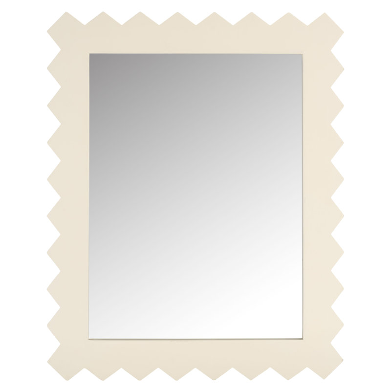 Nell Accent Mirror, White