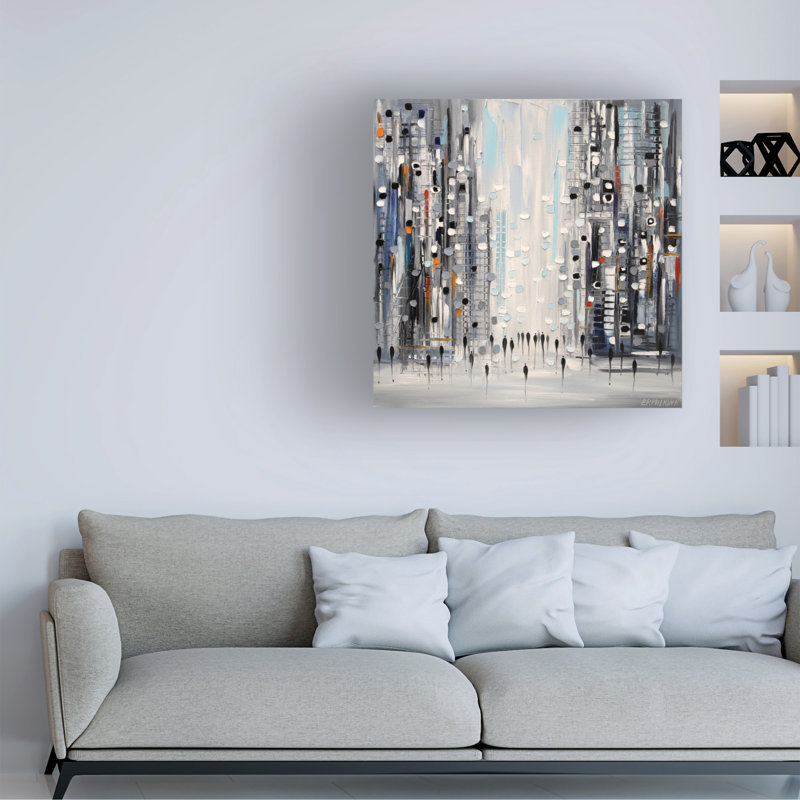 Art sur toile, rouleau Ekaterina Ermilkina, H 14 po x l 14 po