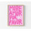 «More Amor Por Favor», impression d'art typographique moderne rose