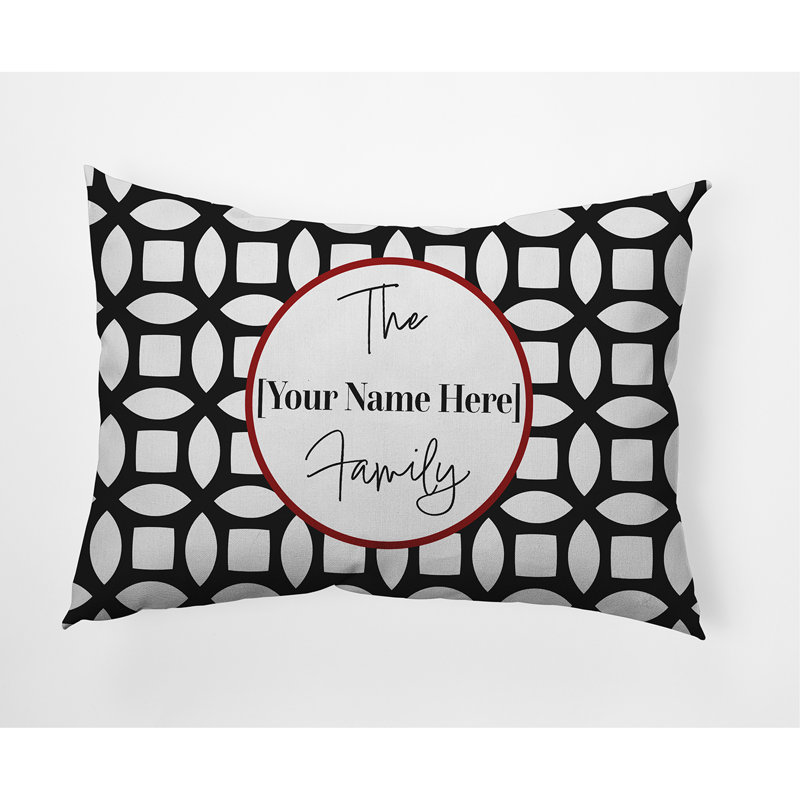Geometric Down Outdoor Throw Pillow, Yes