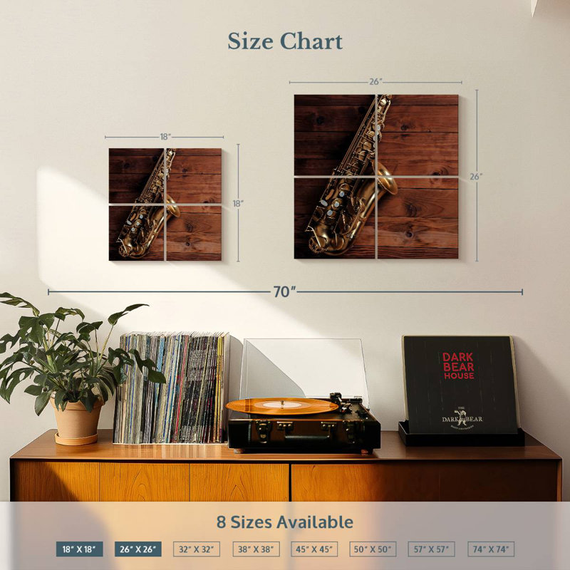 Abarca Saxophone On Wood