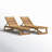 Vinita 78.75" L Reclining Acacia Wood Outdoor Chaise Lounge-445732883-528456019