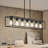 7-light Dining Room Light Dining Ceiling Lights Vintage Chandelier Rectangle Chandelier