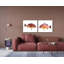 Red Fish Set by John Beard - Artist Enhanced Canvas Print-1497379566-1497379569