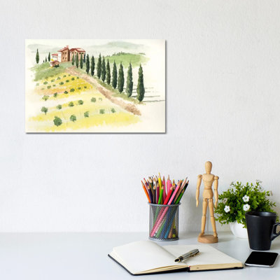 Tuscan Villa II by Jennifer Paxton Parker - Wrapped Canvas Gallery-Wrapped Canvas Giclée