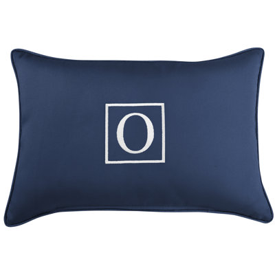 Kerrell Embroidered Sunbrella® Outdoor Throw Pillow