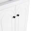 Meuble-lavabo autoportant 24 po et 2 portes d'armoire à fermeture en douceur (emballage KD) - sans le lavabo-175531786-175531785