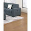 Canapé modulaire simple capitonné
