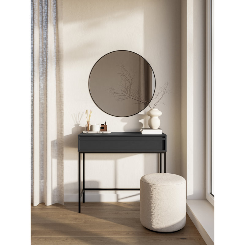 Bannie 90cm Console Table, Black