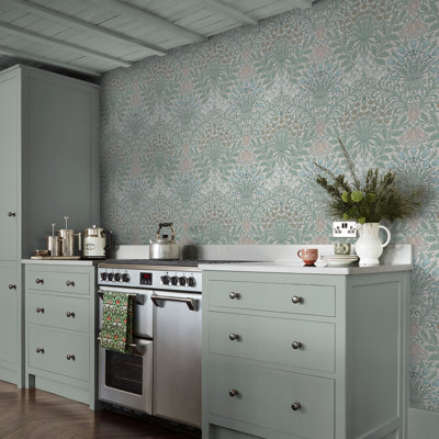 William Morris Garden Soft Wallpaper